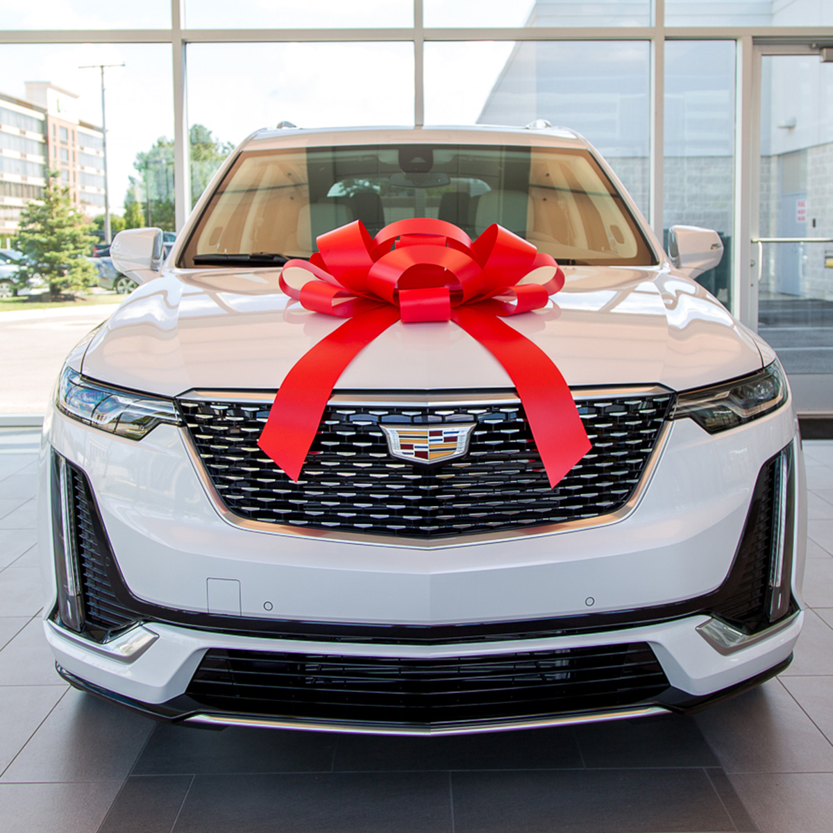 Cadillac Car With Christmas Bow 2022 Cadillac Collection