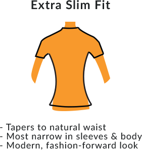 Womens Extra Slim Size Chart